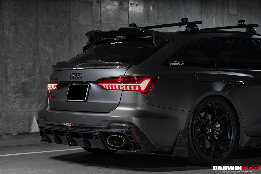 DarwinPRO 2019-2023 Audi RS6 Avant C8 IMP Performance Carbon Fiber Middle Spoiler