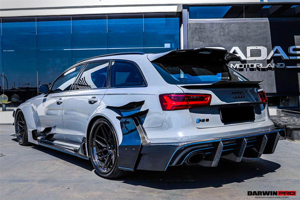 2013-2018 Audi RS6 Avant Bkss Style Wide Body Full Body Kit - DarwinPRO Aerodynamics