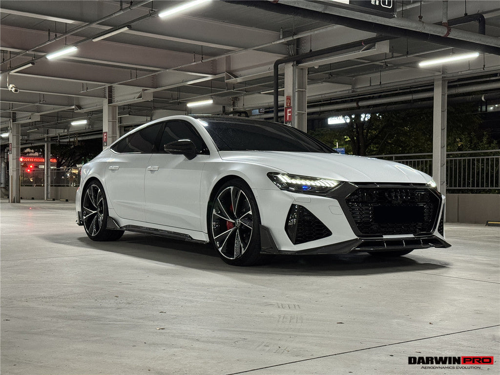 DarwinPRO 2019-2025 Audi RS6 Avant C8 & RS7 C8 Quattro IMP Design Side Skirts Under Board