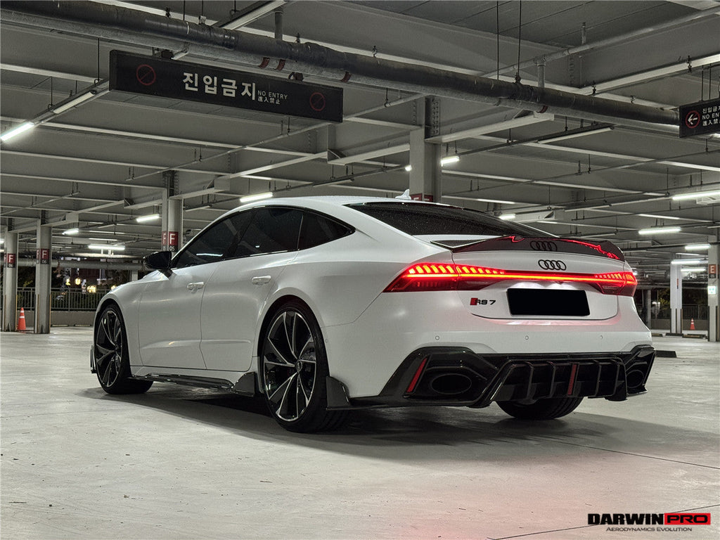 DarwinPRO 2019-2025 Audi RS6 Avant C8 & RS7 C8 Quattro IMP Design Rear Diffuser
