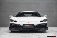 Load image into Gallery viewer, DarwinPRO 2022-2025 Ferrari 296 GTB &amp; GTS Type F171 iMP Style Carbon Fiber Front Bumper Lip Splitter - DarwinPRO Aerodynamics