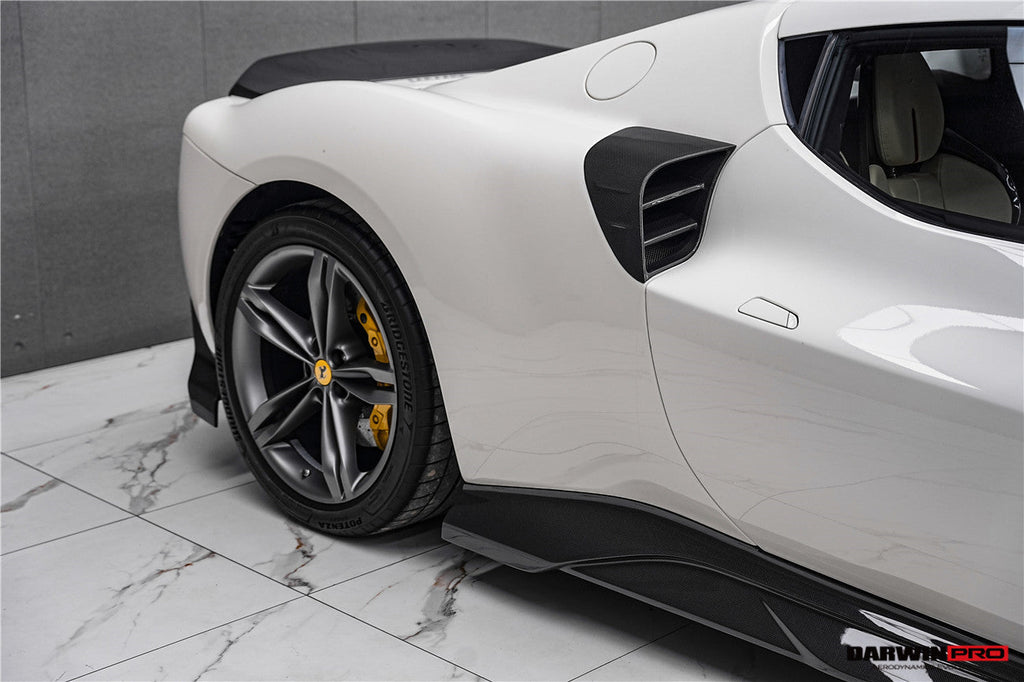 DarwinPRO 2022-2025 Ferrari 296 GTB & GTS Type F171 iMP Style Carbon Fiber Quarter Panel side Scoops