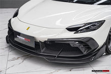 Load image into Gallery viewer, DarwinPRO 2022-2025 Ferrari 296 GTB &amp; GTS Type F171 iMP Style Carbon Fiber Front Bumper Lip Splitter