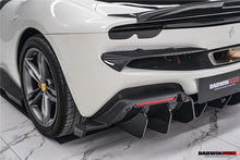 Load image into Gallery viewer, DarwinPRO 2022-2025 Ferrari 296 GTB &amp; GTS Type F171 iMP Style Carbon Fiber Rear Bumper Trim