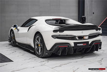 Load image into Gallery viewer, DarwinPRO 2022-2025 Ferrari 296 GTB &amp; GTS Type F171 iMP Style Carbon Fiber Rear Diffuser With Undertray
