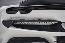 Load image into Gallery viewer, DarwinPRO 2022-2025 Ferrari 296 GTB &amp; GTS Type F171 iMP Style Carbon Fiber Rear Bumper Trim