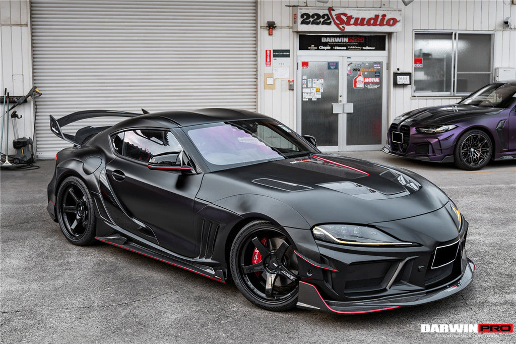 2019-UP Toyota GR Supra (J29 & DB) A90 A91 BKSSII Style Partial Carbon Fiber Front Bumper