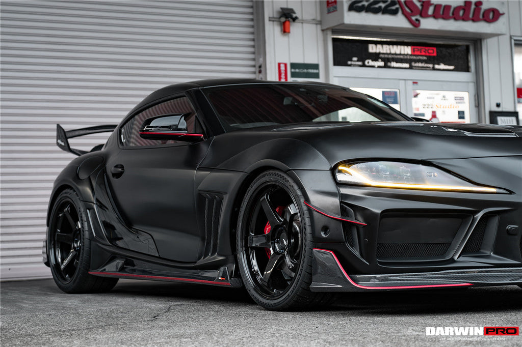 2019-UP Toyota GR Supra (J29 & DB) A90 A91 BKSSII Style Partial Carbon Fiber Front Bumper