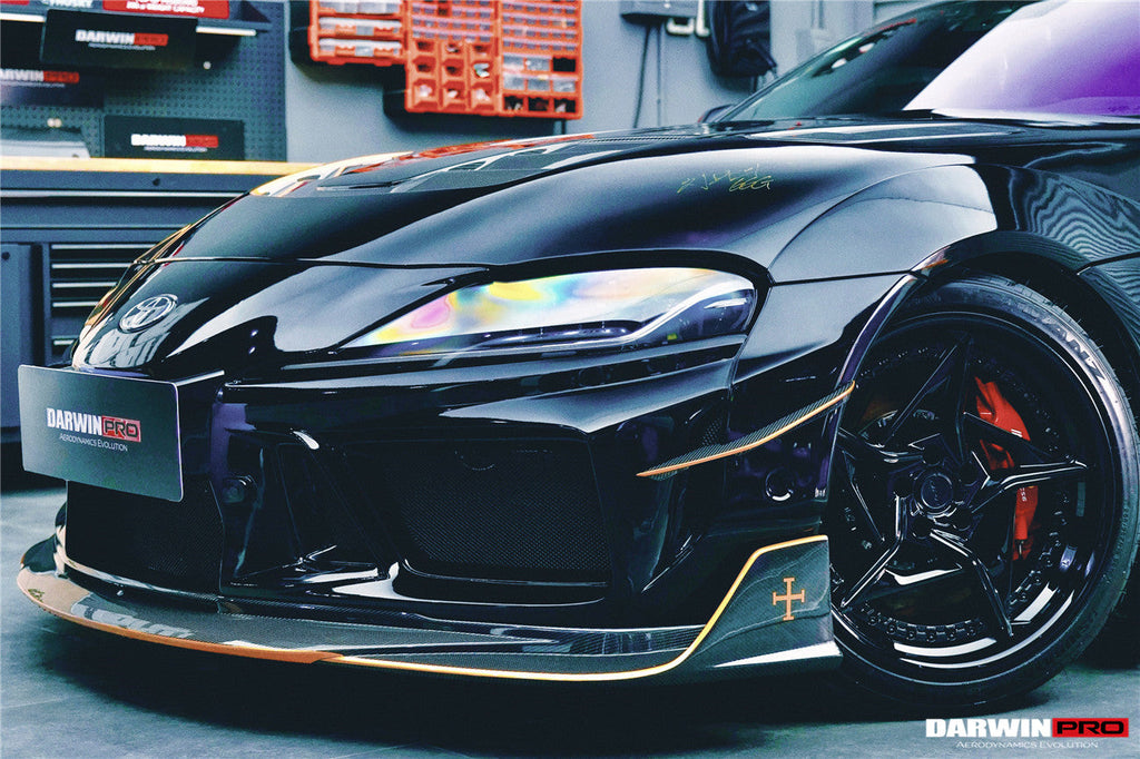 2019-UP Toyota GR Supra (J29 & DB) A90 A91 BKSSII Style Partial Carbon Fiber Front Bumper
