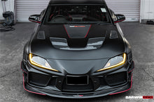 Load image into Gallery viewer, 2019-UP Toyota GR Supra (J29 &amp; DB) A90 A91 BKSSII Style Partial Carbon Fiber Front Bumper