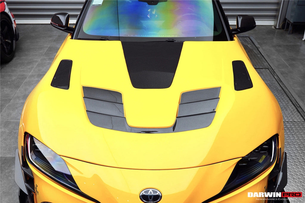 2019-UP Toyota GR Supra (J29 & DB) A90 A91 BKSSII Style Carbon Fiber Hood