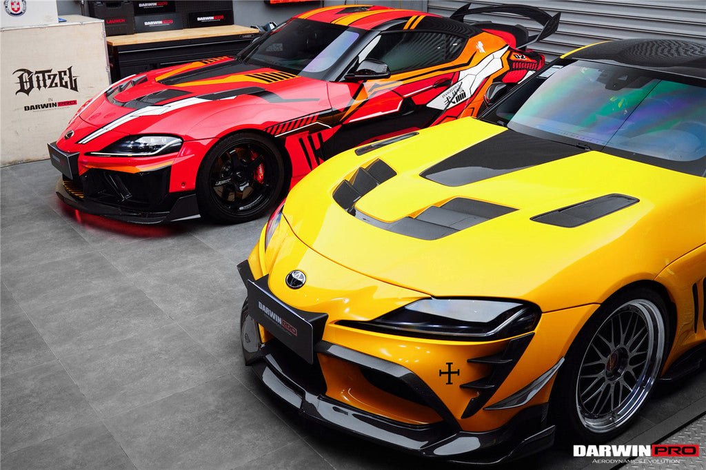 2019-UP Toyota GR Supra (J29 & DB) A90 A91 BKSSII Style Carbon Fiber Hood