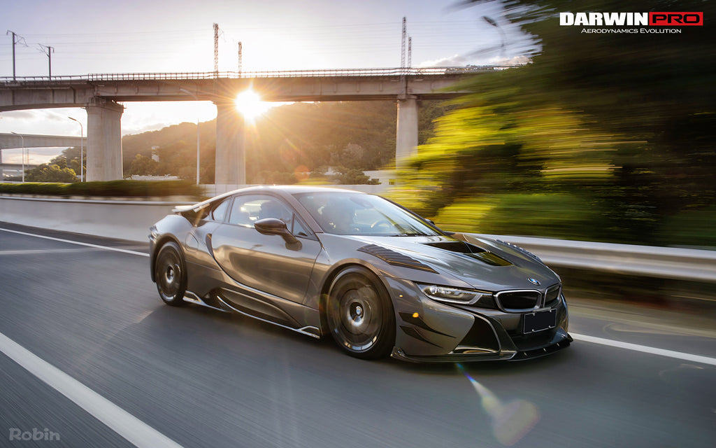 DarwinPRO 2014-2018 BMW i8 BZK Carbon Fiber Full Body Kit - DarwinPRO Aerodynamics