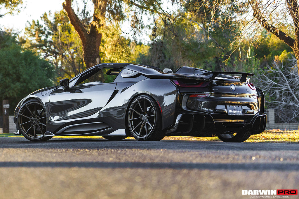 2014-2018 BMW i8 BZK Carbon Fiber Side Skirts - DarwinPRO Aerodynamics
