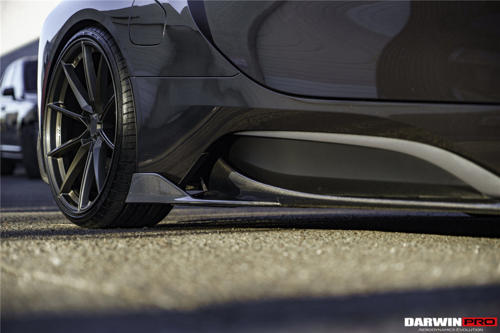 2014-2018 BMW i8 BZK Carbon Fiber Side Skirts - DarwinPRO Aerodynamics