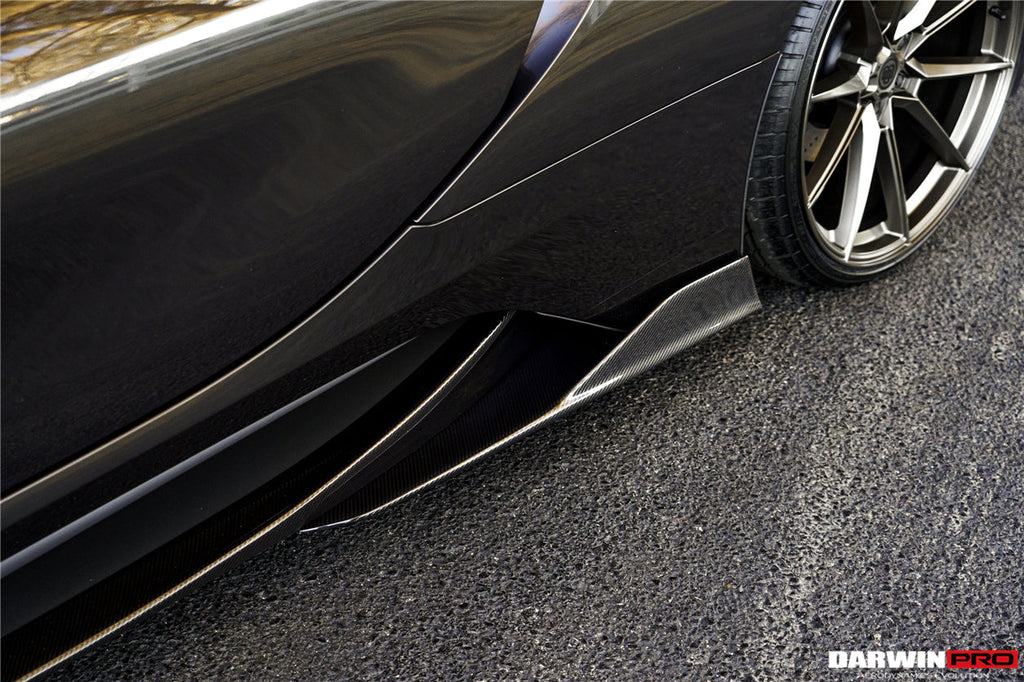 2014-2018 BMW i8 BZK Carbon Fiber Side Skirts - DarwinPRO Aerodynamics