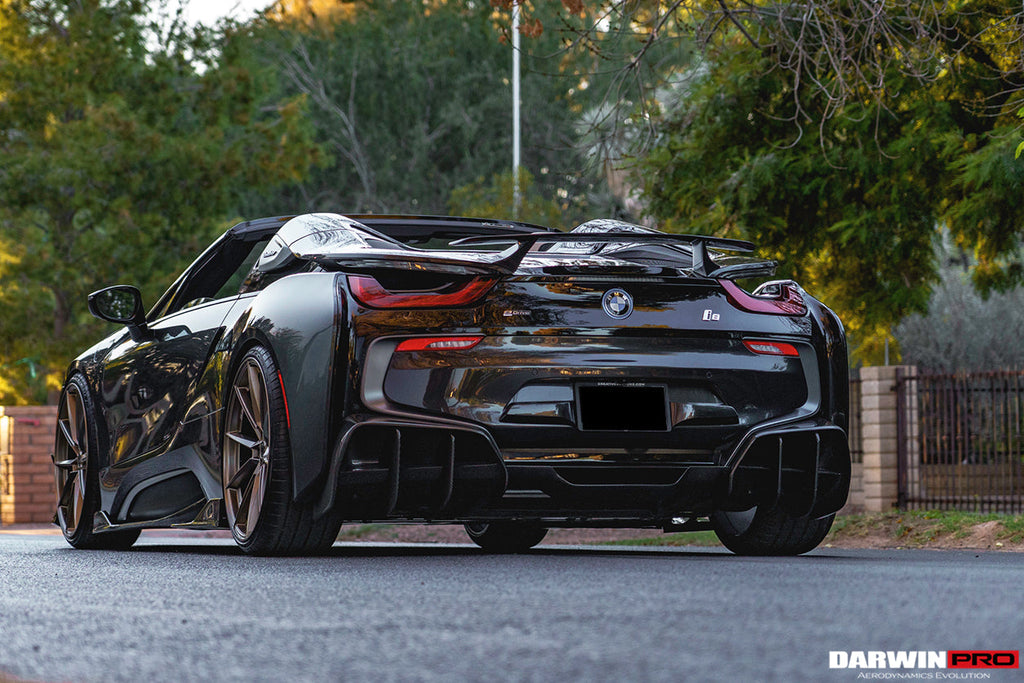 2014-2018 BMW i8 BZK Carbon Fiber Rear Diffuser - DarwinPRO Aerodynamics
