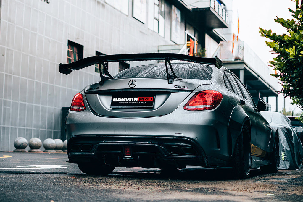 2015-2021 Mercedes Benz C-Class W205 Sedan IMP Performance Carbon Fiber Trunk Spoiler - DarwinPRO Aerodynamics