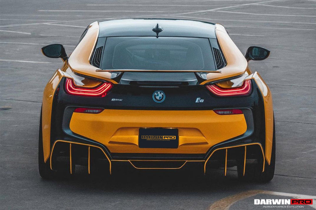 2014-2018 BMW i8 BZK Carbon Fiber Rear Diffuser - DarwinPRO Aerodynamics