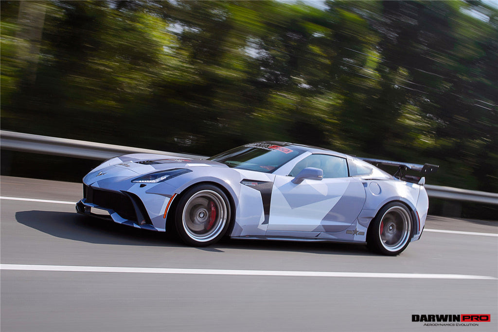 2013-2017 Corvette C7 Z51 BKSS Style Fiber Reinforce Ploymer Wide Rear Fender - DarwinPRO Aerodynamics