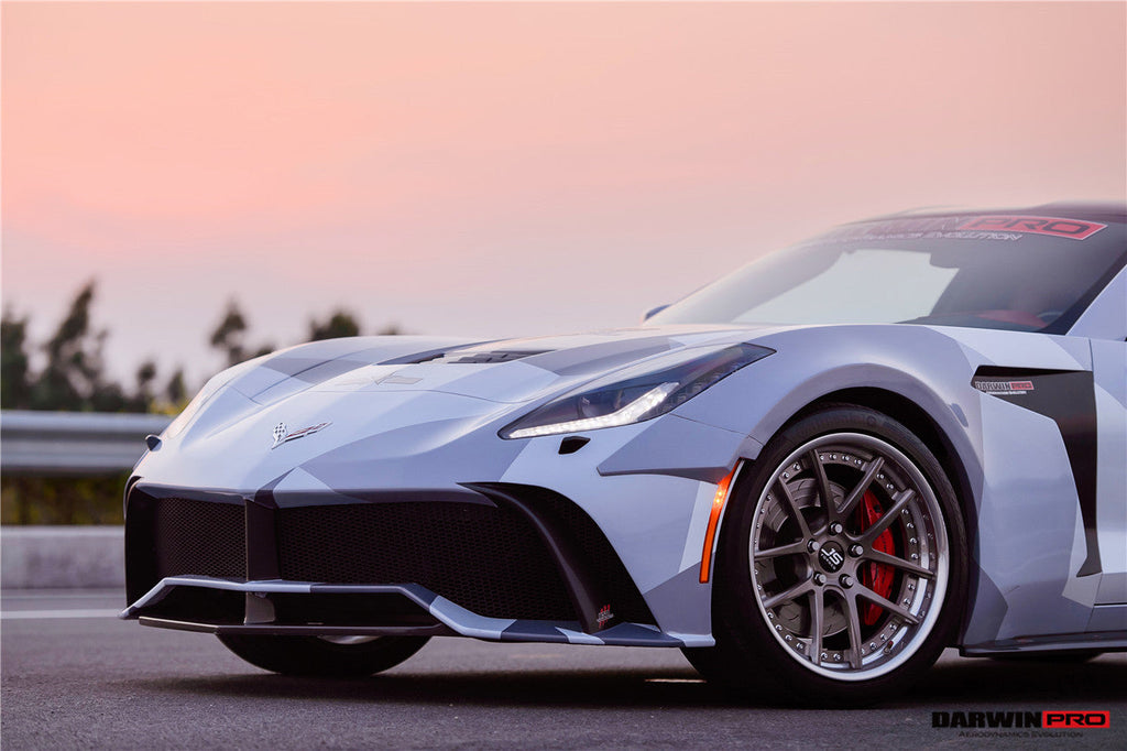 2013-2017 Corvette C7 Z51 BKSS Style Front Bumper - DarwinPRO Aerodynamics