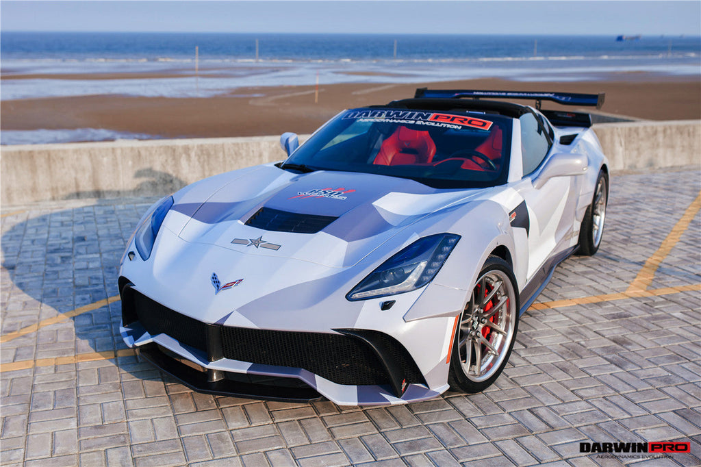 2013-2017 Corvette C7 Z51 BKSS Style Front Bumper - DarwinPRO Aerodynamics