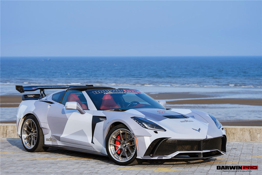 2013-2019 Corvette C7 Z51 Grandsport Z06 BKSS Style Trunk Wing Spoiler - DarwinPRO Aerodynamics