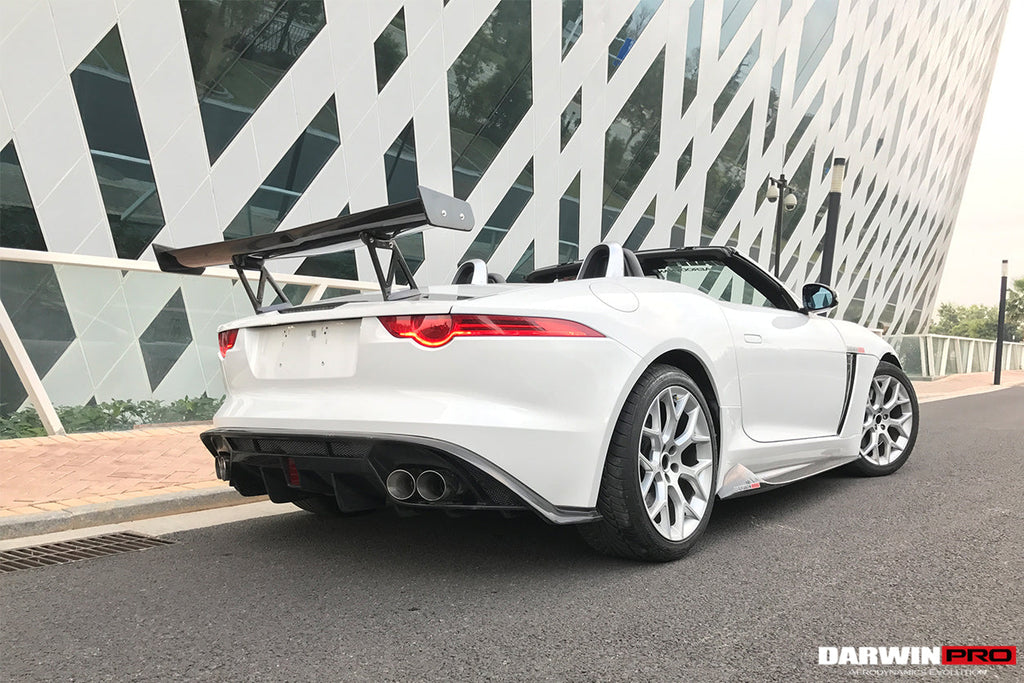 DarwinPRO 2013-2017 Jaguar F-Type Convertible IMP Performance Partial Carbon Fiber Full Body Kit - DarwinPRO Aerodynamics