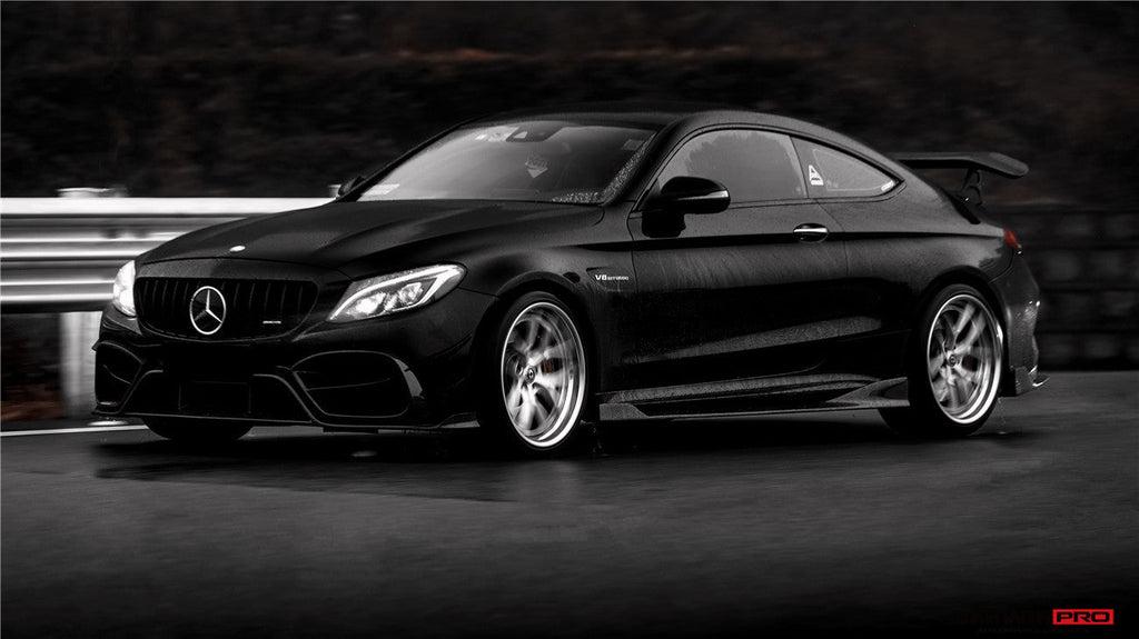 2015-2018 Mercedes Benz W205 C63 & S AMG Coupe IMP Performance Partial Carbon Fiber Full Body Kit - DarwinPRO Aerodynamics