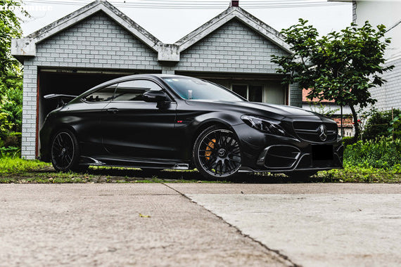 2015-2021 Mercedes Benz C63 C-Class Coupe IMP Performance Carbon Fiber Side Skirts - DarwinPRO Aerodynamics