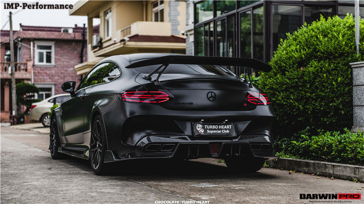 2015-2021 Mercedes Benz C63 C-Class Coupe IMP Performance Carbon Fiber Side Skirts - DarwinPRO Aerodynamics