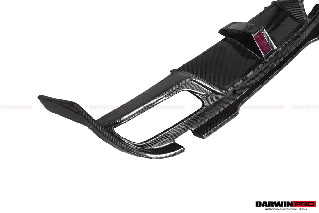 2015-2021 Mercedes Benz W205 C63 S AMG Sedan IMP Performance Carbon Fiber Rear Diffuser - DarwinPRO Aerodynamics