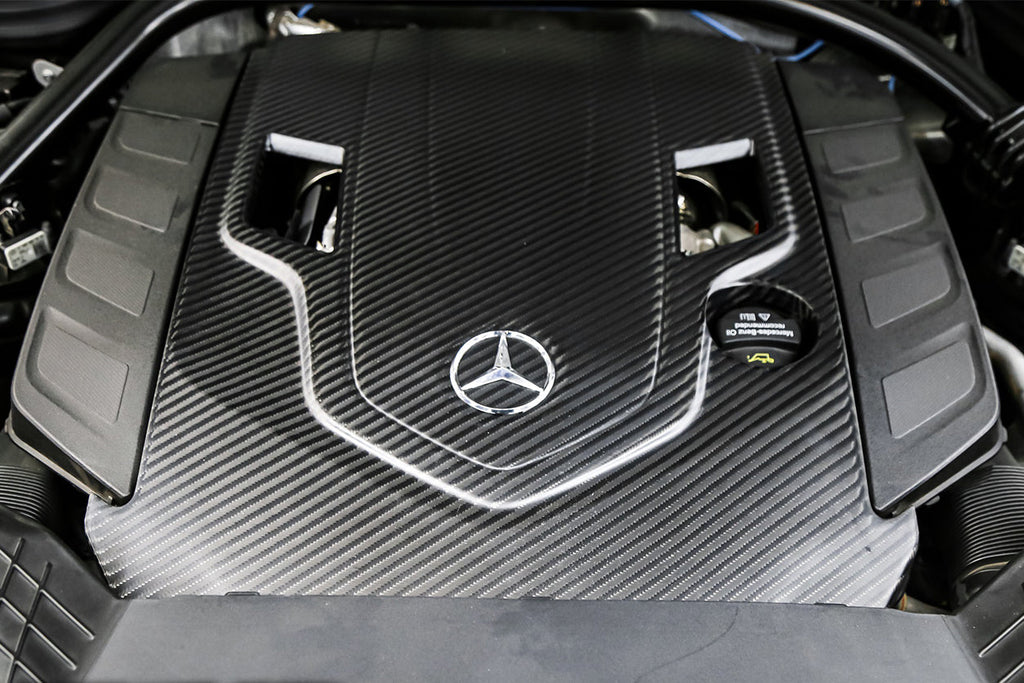 2019-2023 Mercedes Benz W464 G500 G550 G-Class G Wagon Dry Carbon Fiber Engine Cover
