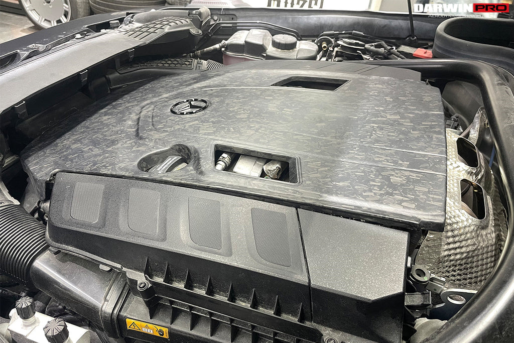 2019-2023 Mercedes Benz W464 G500 G550 G-Class G Wagon Dry Carbon Fiber Engine Cover