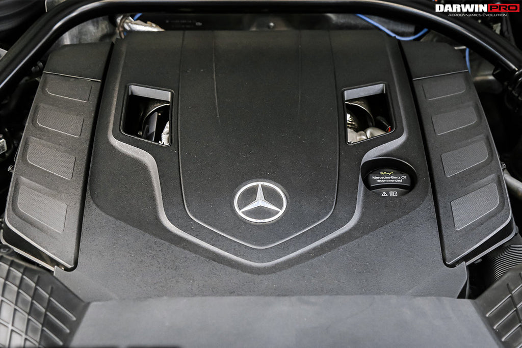 2019-2023 Mercedes Benz W464 G500 G550 G-Class G Wagon Dry Carbon Fiber Engine Cover