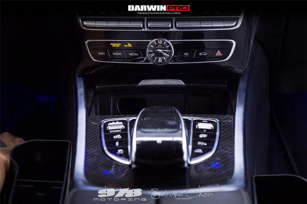 2019-2023 Mercedes Benz W464 G550 G63AMG G-Class Dry Carbon Fiber Center Console Replacement