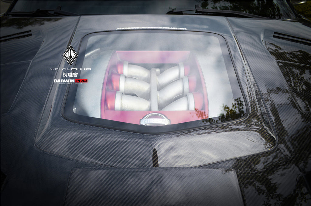 2008-2016 Nissan GTR R35 CBA DBA IMP Performance Carbon Fiber Hood - DarwinPRO Aerodynamics