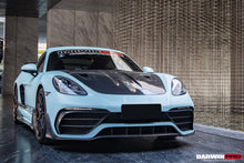 Load image into Gallery viewer, DarwinPRO 2021-2025 Porsche 718 Cayman &amp; Boxster Stuttmate Part Carbon Fiber Front Bumper With ACC Hole