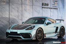 Load image into Gallery viewer, DarwinPRO 2021-2025 Porsche 718 Cayman &amp; Boxster Stuttmate Part Carbon Fiber Front Bumper With ACC Hole