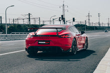 Load image into Gallery viewer, DarwinPRO 2016-2024 Porsche 718 Cayman &amp; Boxster BKSS Style Carbon Fiber Trunk Spoiler - DarwinPRO Aerodynamics