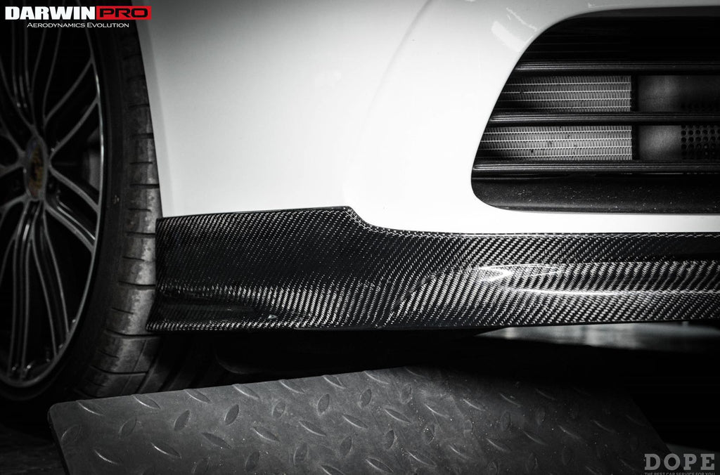 DarwinPRO 2016-2025 Porsche 718 Cayman & Boxster BKSS Style Carbon Fiber Front Lip