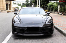 Load image into Gallery viewer, DarwinPRO 2016-2025 Porsche 718 Cayman &amp; Boxster BKSS Style Carbon Fiber Front Lip