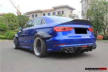Load image into Gallery viewer, 2013-2016 Audi S3 &amp; A3 Sline Sedan BKSS Style Rear Diffuser with LED Light