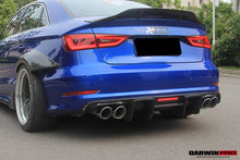 Load image into Gallery viewer, 2013-2016 Audi S3 &amp; A3 Sline Sedan BKSS Style Rear Diffuser with LED Light