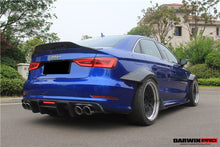 Load image into Gallery viewer, 2013-2016 Audi S3 &amp; A3 Sline Sedan BKSS Style Rear Diffuser with LED Light