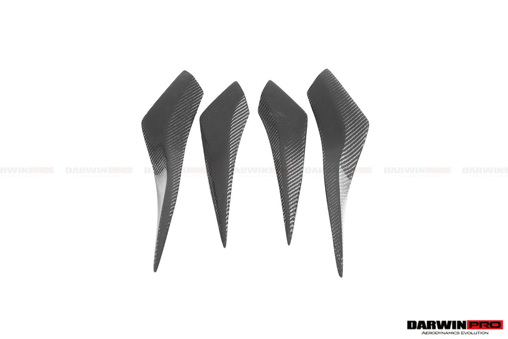 2014-2018 BMW i8 BZK Carbon Fiber Front Canards - DarwinPRO Aerodynamics