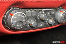 Load image into Gallery viewer, 2015-2020 Ferrari 488 GTB &amp; Spider Dry Carbon Fiber AC Control Panel Cover - DarwinPRO Aerodynamics
