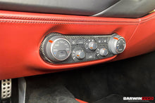 Load image into Gallery viewer, 2015-2020 Ferrari 488 GTB &amp; Spider Dry Carbon Fiber AC Control Panel Cover - DarwinPRO Aerodynamics