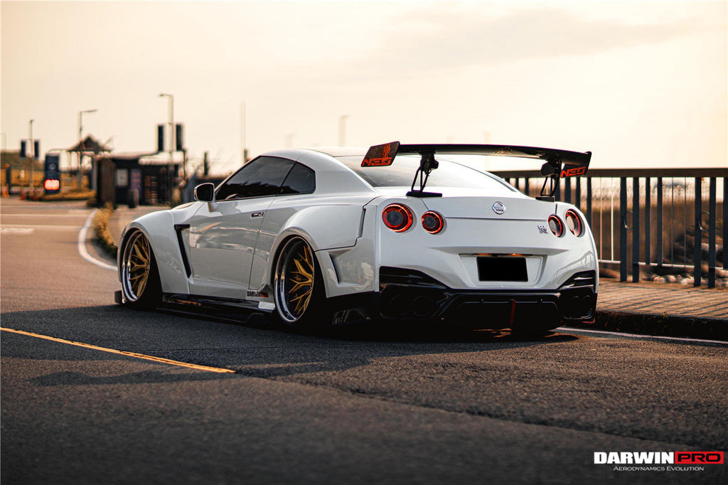 DarwinPRO 2008-2022 Nissan GTR R35 CBA & DBA & EBA BKSSII Style Partial Carbon Fiber Full Wide Body Kit