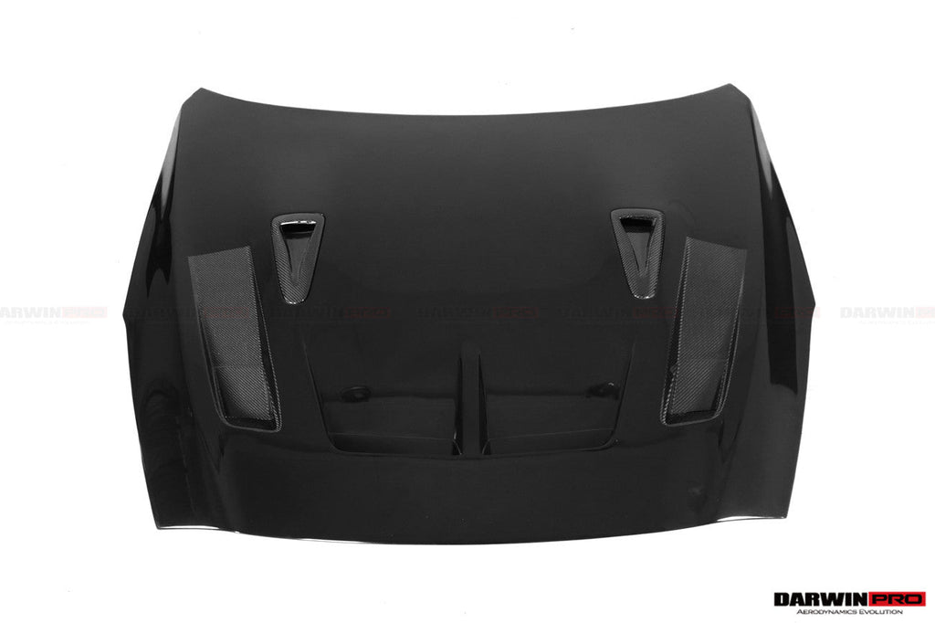 DarwinPRO 2008-2022 Nissan GTR R35 CBA & DBA & EBA BKSSII Style Carbon Fiber Hood